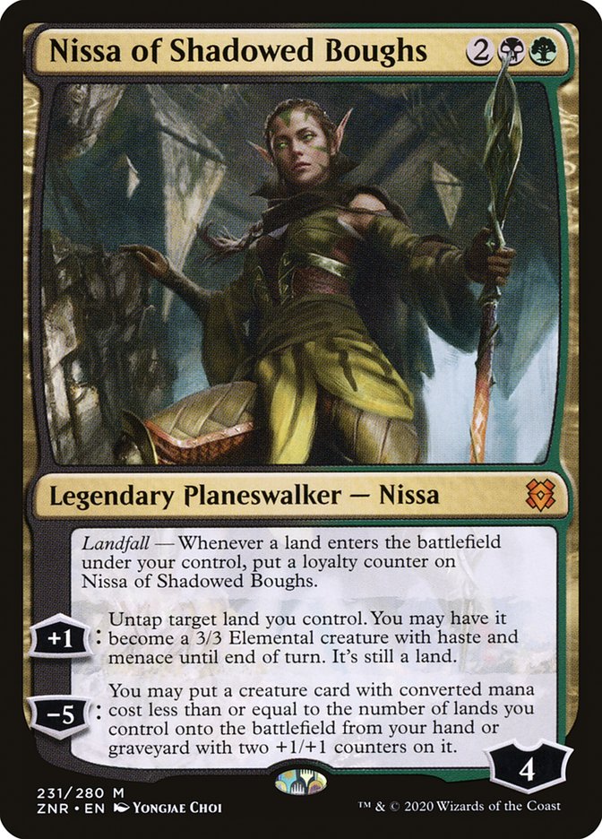 Nissa of Shadowed Boughs [Zendikar Rising] - Evolution TCG