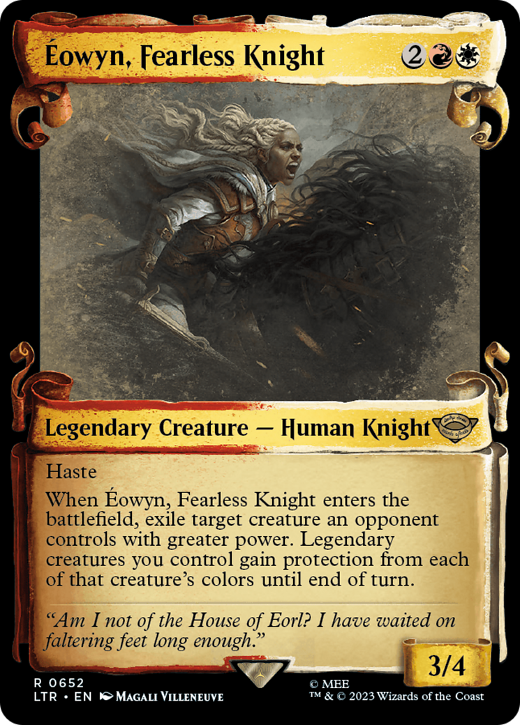 Eowyn, Fearless Knight [The Lord of the Rings: Tales of Middle-Earth Showcase Scrolls] - Evolution TCG