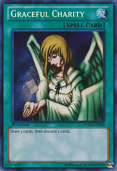 Graceful Charity [LCYW-EN064] Secret Rare - Evolution TCG