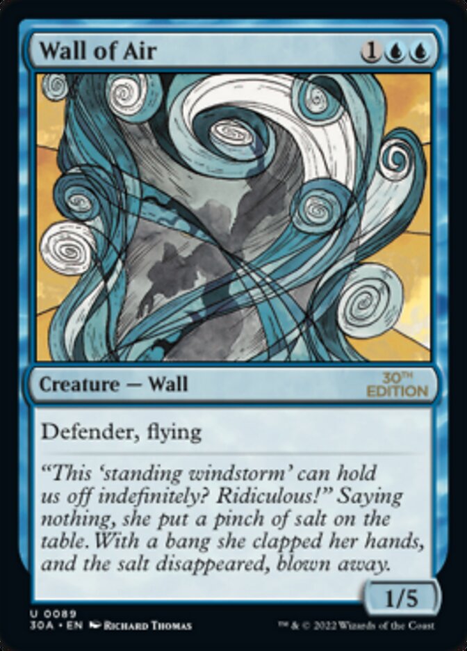 Wall of Air [30th Anniversary Edition] - Evolution TCG