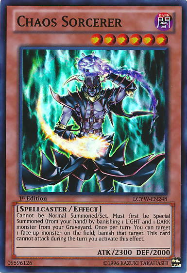 Chaos Sorcerer [LCYW-EN248] Super Rare - Evolution TCG