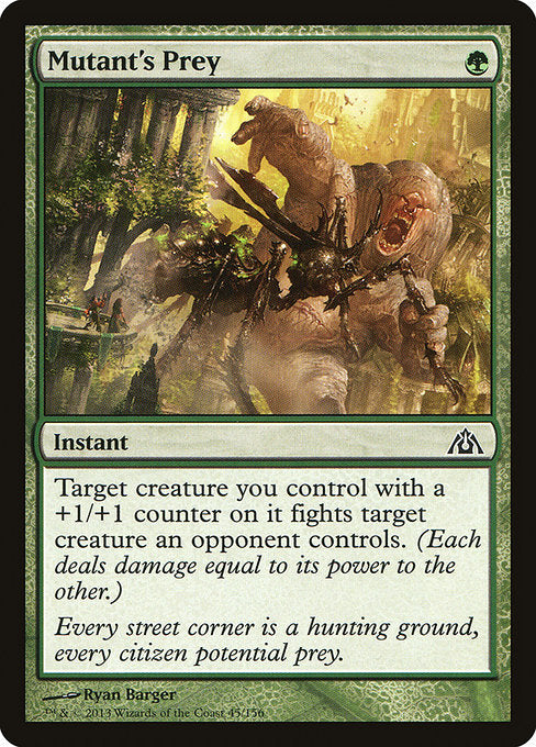 Mutant's Prey [Dragon's Maze] - Evolution TCG