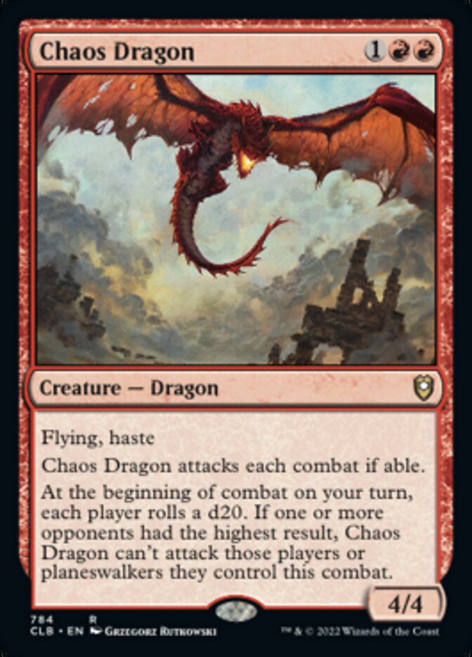Chaos Dragon [Commander Legends: Battle for Baldur's Gate] - Evolution TCG