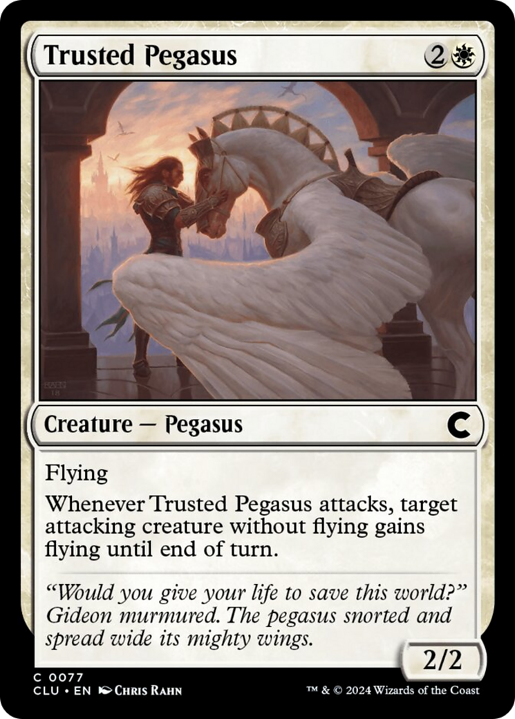 Trusted Pegasus [Ravnica: Clue Edition] - Evolution TCG