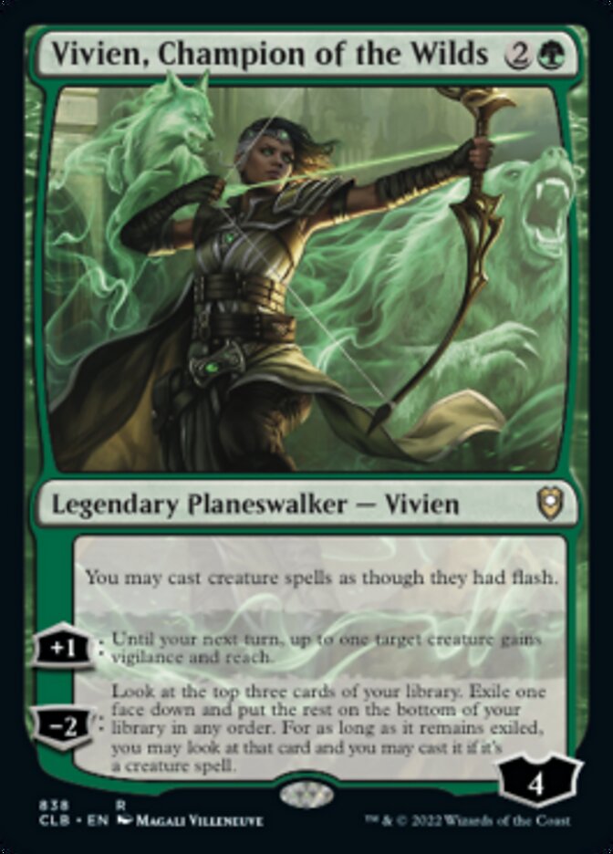 Vivien, Champion of the Wilds [Commander Legends: Battle for Baldur's Gate] - Evolution TCG