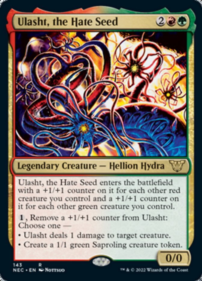 Ulasht, the Hate Seed [Kamigawa: Neon Dynasty Commander] - Evolution TCG