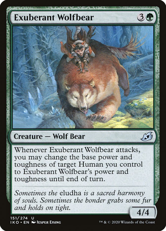 Exuberant Wolfbear [Ikoria: Lair of Behemoths] - Evolution TCG