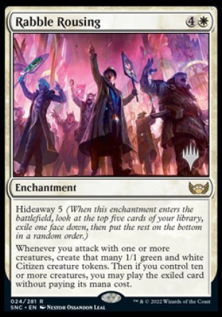 Rabble Rousing (Promo Pack) [Streets of New Capenna Promos] - Evolution TCG