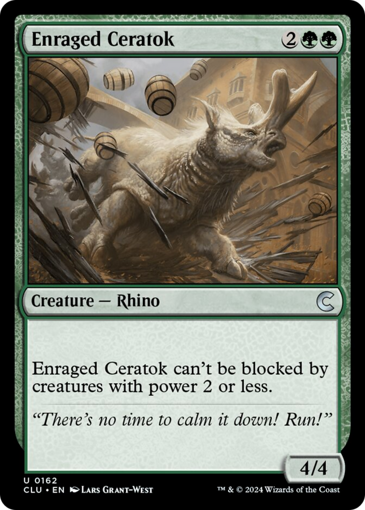 Enraged Ceratok [Ravnica: Clue Edition] - Evolution TCG