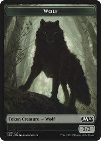 Zombie // Wolf Double-Sided Token [Game Night 2019 Tokens] - Evolution TCG