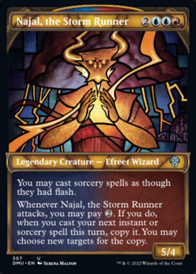 Najal, the Storm Runner (Showcase) [Dominaria United] - Evolution TCG