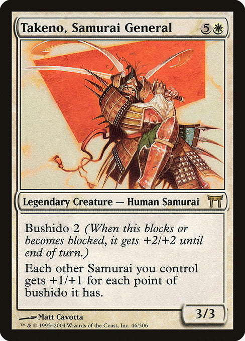 Takeno, Samurai General [Champions of Kamigawa] - Evolution TCG