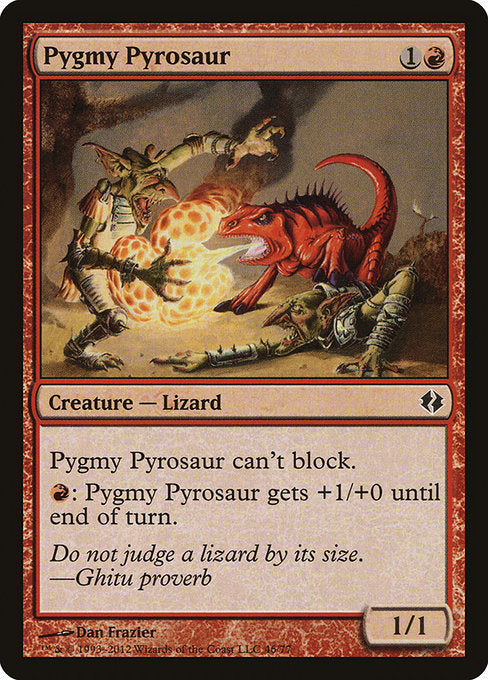 Pygmy Pyrosaur [Duel Decks: Venser vs. Koth] - Evolution TCG