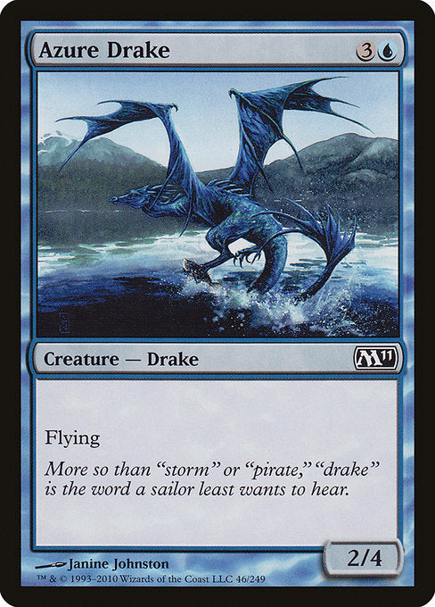 Azure Drake [Magic 2011] - Evolution TCG