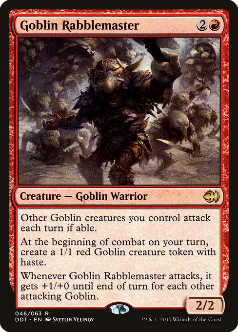 Goblin Rabblemaster [Duel Decks: Merfolk vs. Goblins] - Evolution TCG
