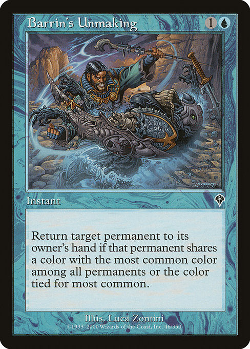 Barrin's Unmaking [Invasion] - Evolution TCG