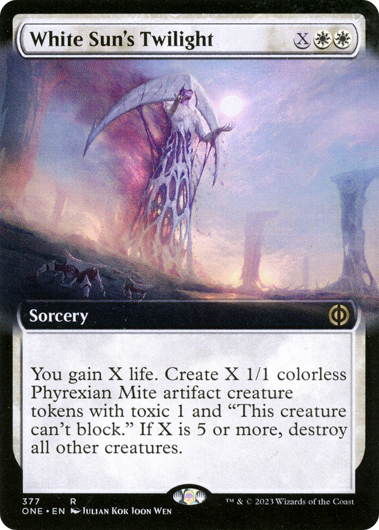 White Sun's Twilight (Extended Art) [Phyrexia: All Will Be One] - Evolution TCG