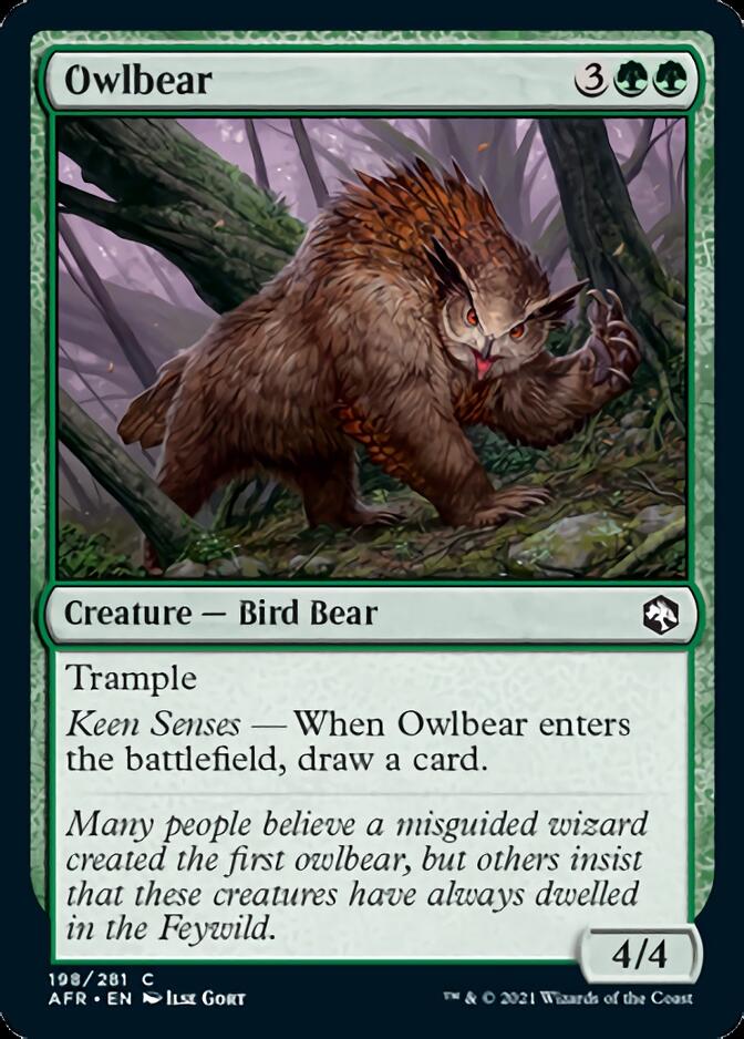 Owlbear [Dungeons & Dragons: Adventures in the Forgotten Realms] - Evolution TCG