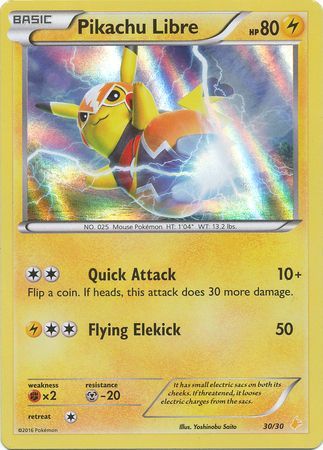 Pikachu Libre (30/30) [XY: Trainer Kit 3 - Pikachu Libre] - Evolution TCG