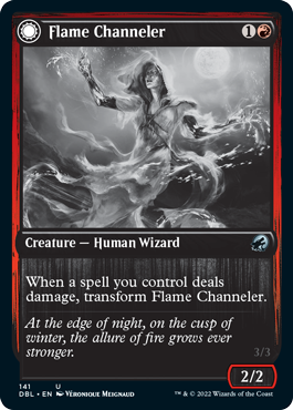 Flame Channeler // Embodiment of Flame [Innistrad: Double Feature] - Evolution TCG