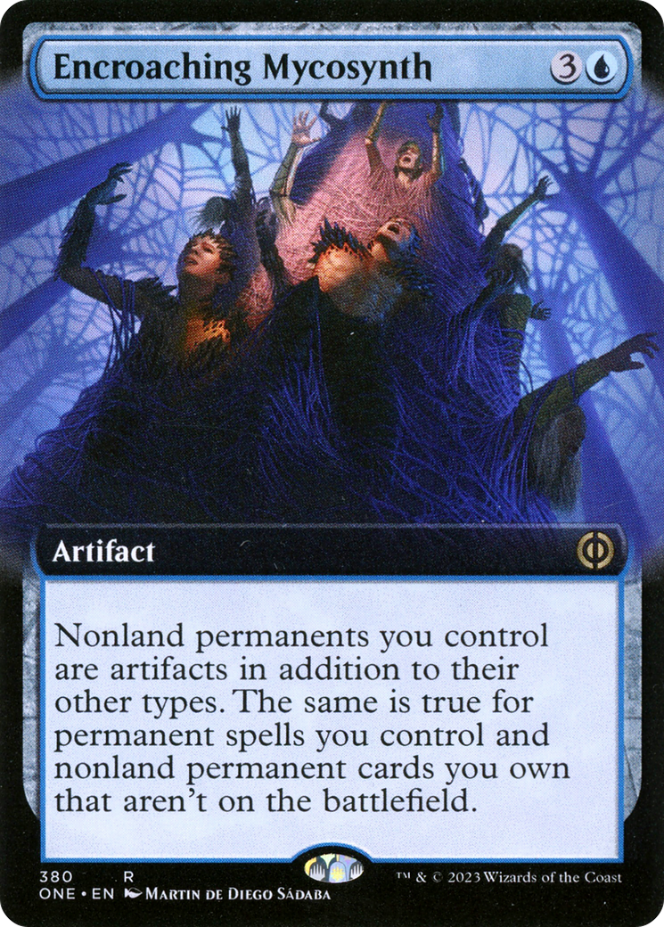 Encroaching Mycosynth (Extended Art) [Phyrexia: All Will Be One] - Evolution TCG