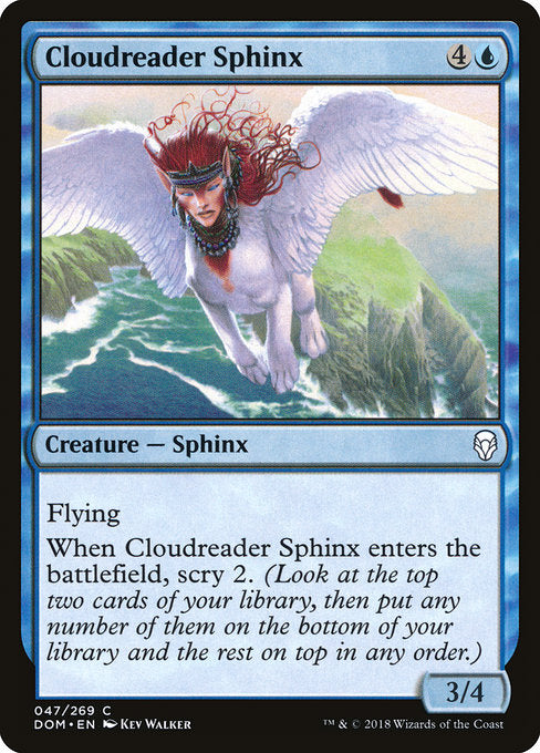 Cloudreader Sphinx [Dominaria] - Evolution TCG