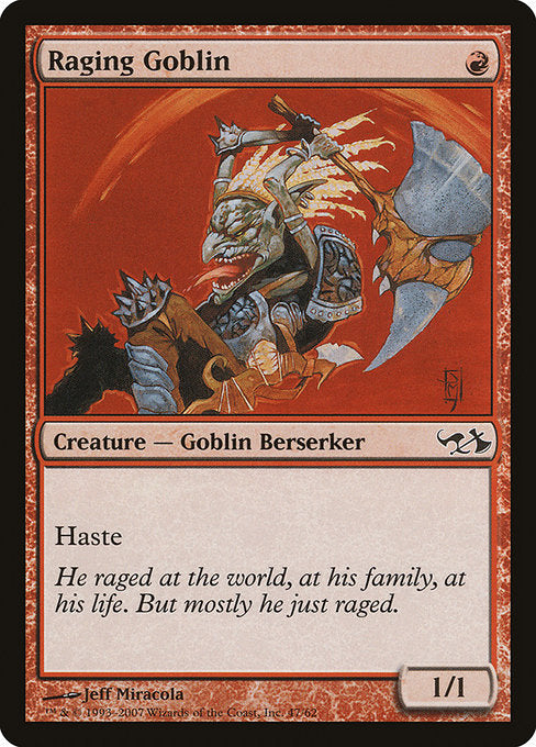 Raging Goblin [Duel Decks: Elves vs. Goblins] - Evolution TCG