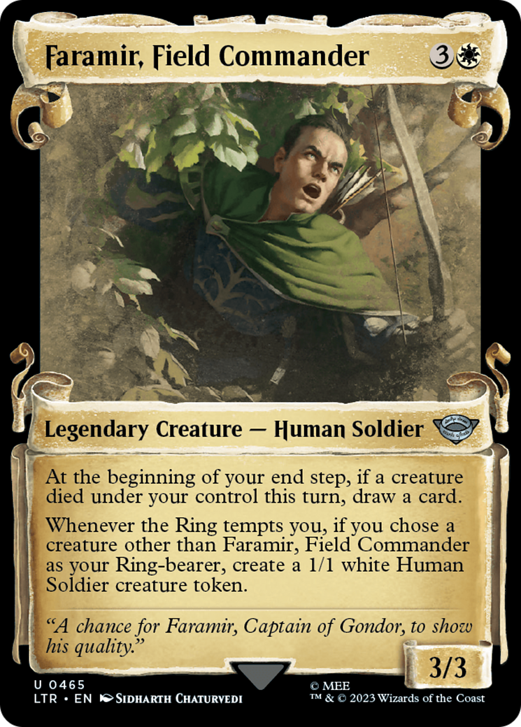 Faramir, Field Commander [The Lord of the Rings: Tales of Middle-Earth Showcase Scrolls] - Evolution TCG