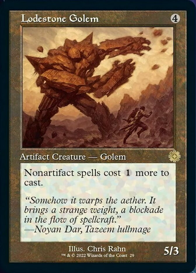 Lodestone Golem (Retro) [The Brothers' War Retro Artifacts] - Evolution TCG