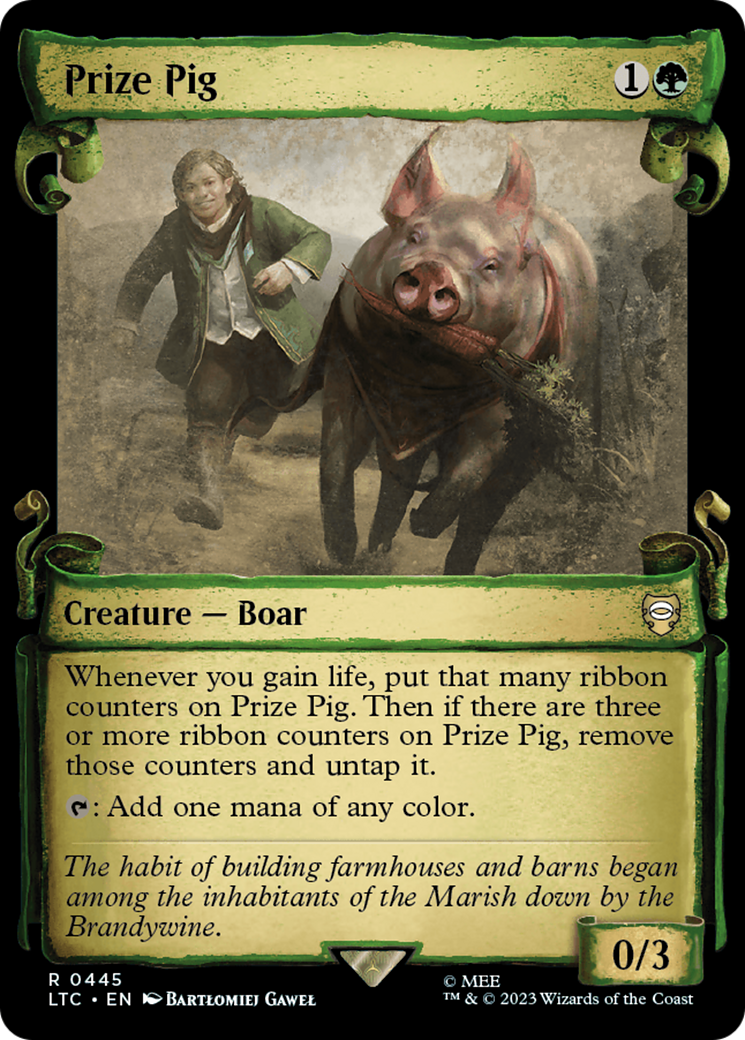 Prize Pig [The Lord of the Rings: Tales of Middle-Earth Commander Showcase Scrolls] - Evolution TCG