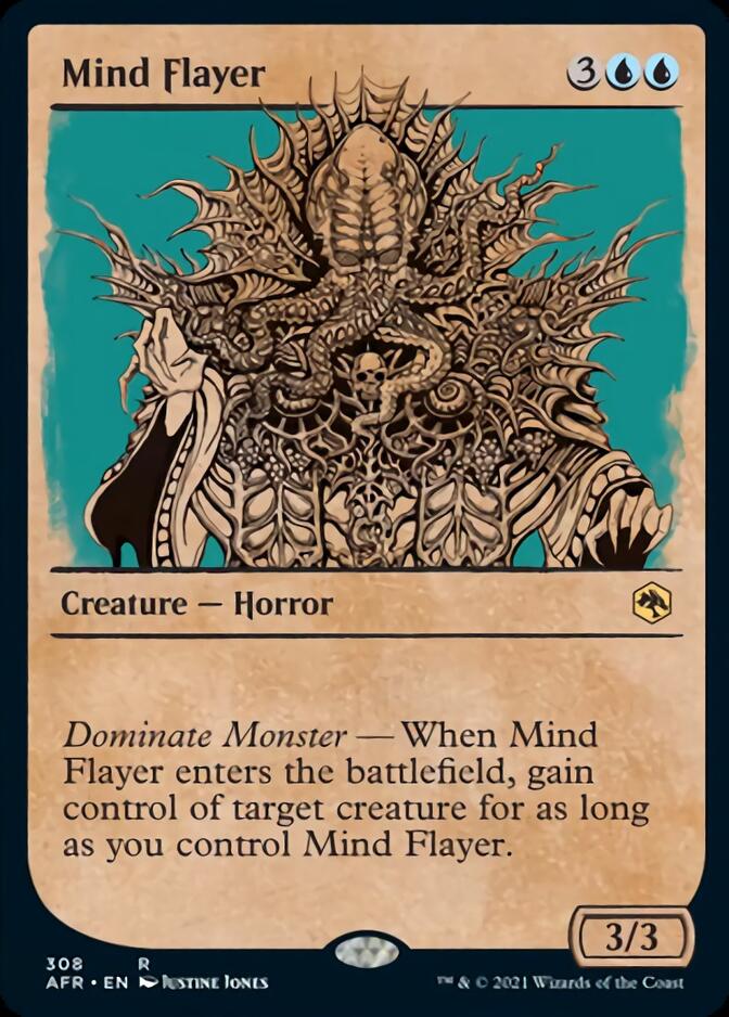 Mind Flayer (Showcase) [Dungeons & Dragons: Adventures in the Forgotten Realms] - Evolution TCG