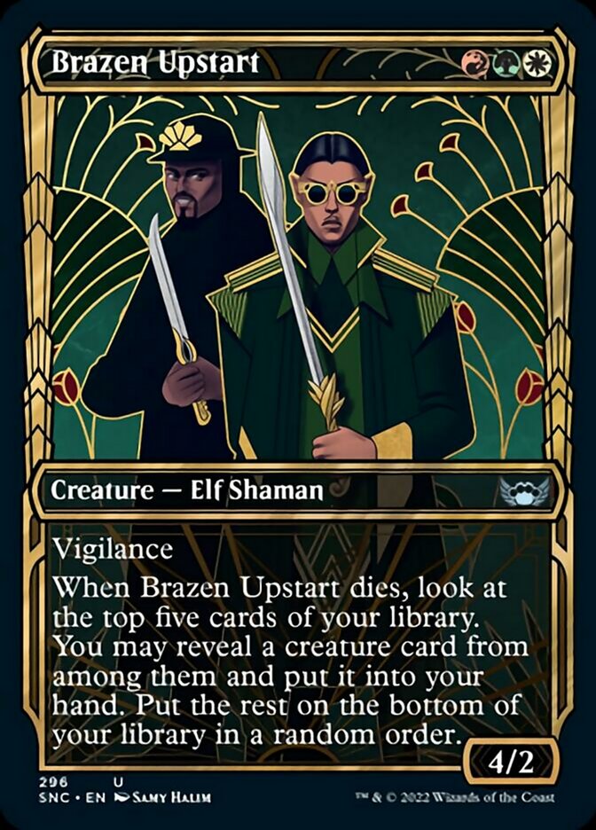 Brazen Upstart (Showcase Golden Age) [Streets of New Capenna] - Evolution TCG