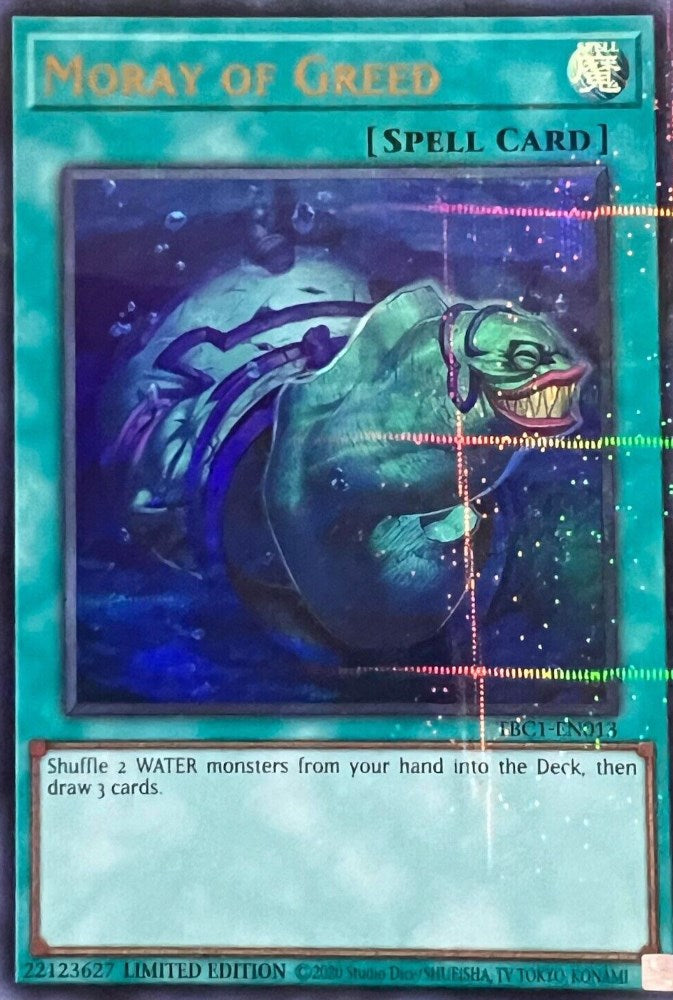 Moray of Greed [TBC1-EN013] Ultra Rare - Evolution TCG