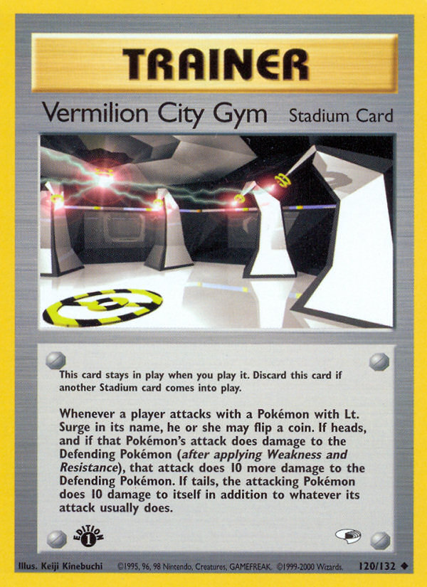Vermilion City Gym (120/132) [Gym Heroes 1st Edition] - Evolution TCG