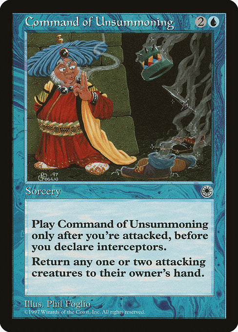Command of Unsummoning [Portal] - Evolution TCG