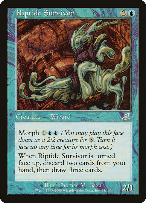 Riptide Survivor [Scourge] - Evolution TCG