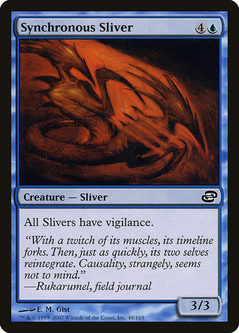 Synchronous Sliver [Planar Chaos] - Evolution TCG