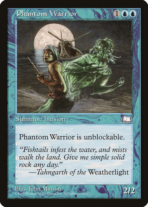 Phantom Warrior [Weatherlight] - Evolution TCG