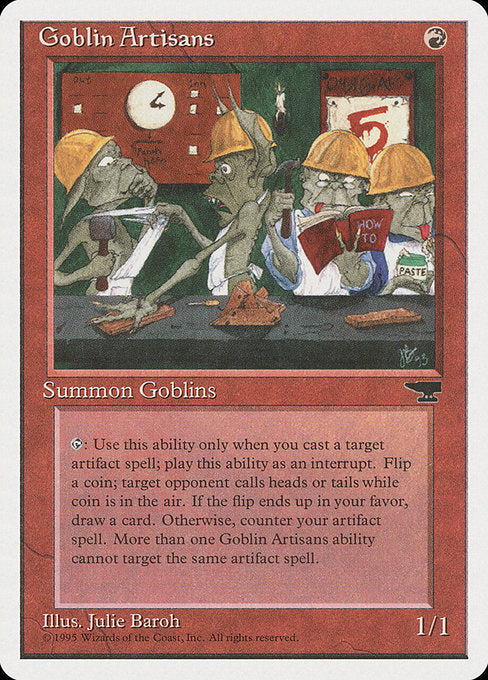 Goblin Artisans [Chronicles] - Evolution TCG
