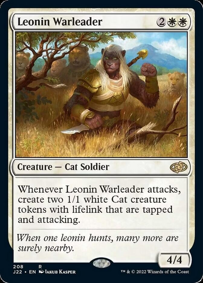 Leonin Warleader [Jumpstart 2022] - Evolution TCG