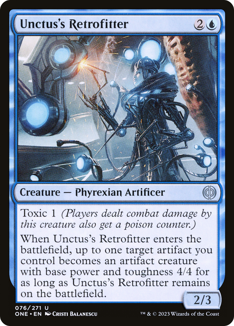 Unctus's Retrofitter [Phyrexia: All Will Be One] - Evolution TCG
