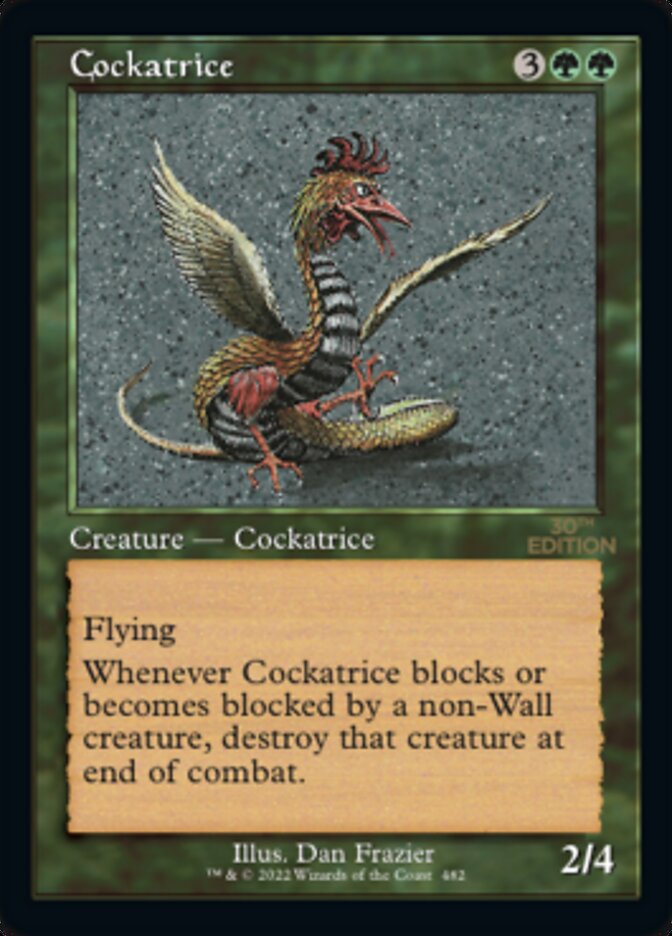 Cockatrice (Retro) [30th Anniversary Edition] - Evolution TCG