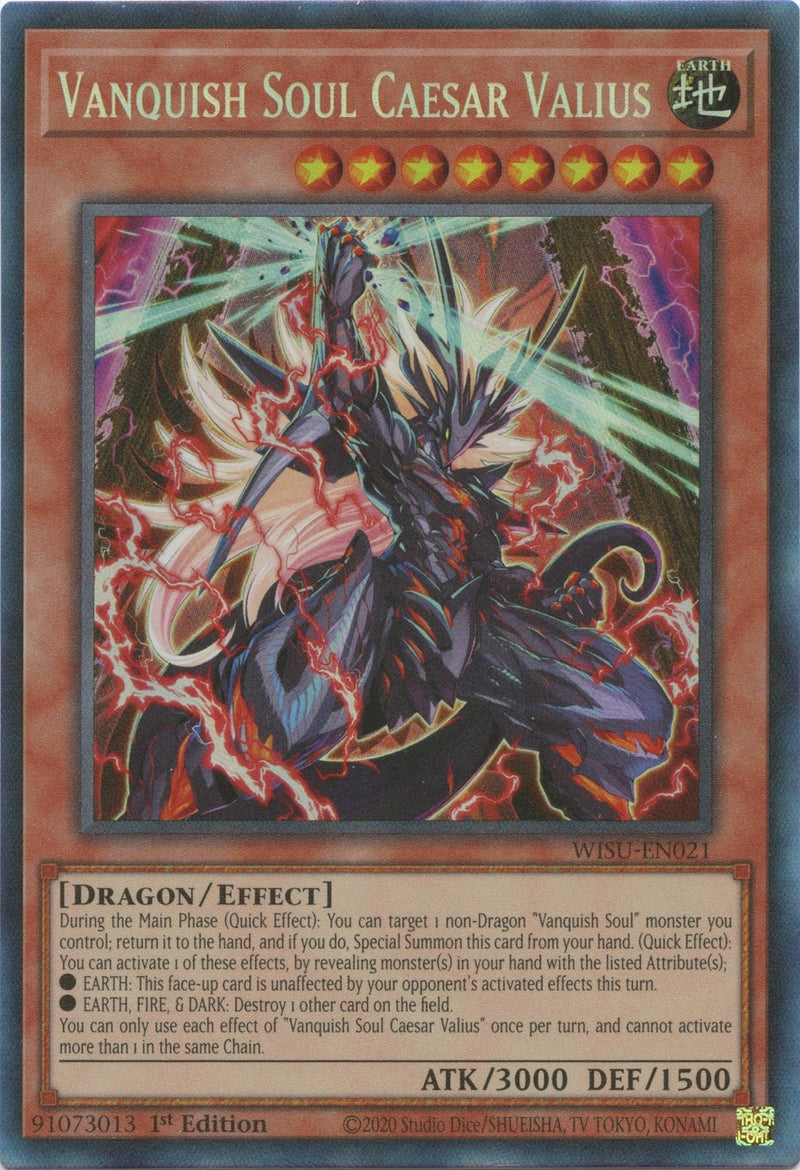 Vanquish Soul Caesar Valius [WISU-EN021] Collector's Rare - Evolution TCG