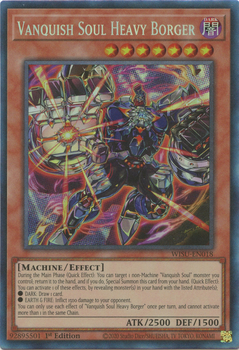 Vanquish Soul Heavy Borger [WISU-EN018] Collector's Rare - Evolution TCG