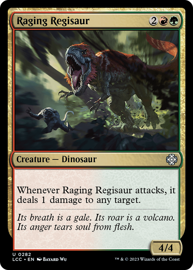 Raging Regisaur [The Lost Caverns of Ixalan Commander] - Evolution TCG