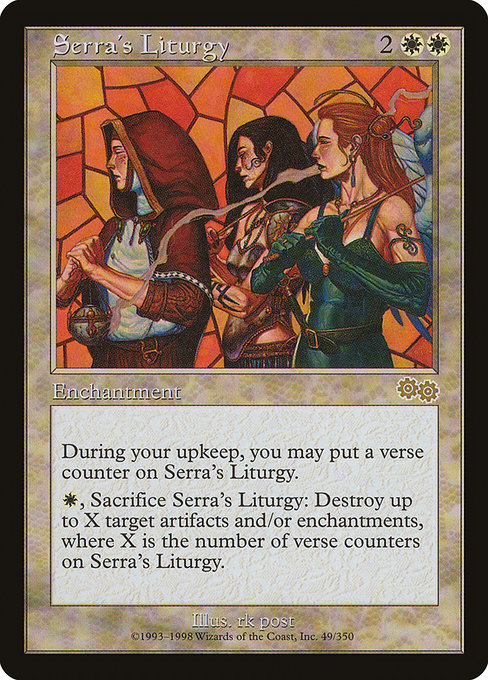 Serra's Liturgy [Urza's Saga] - Evolution TCG