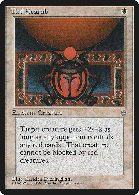 Red Scarab [Ice Age] - Evolution TCG