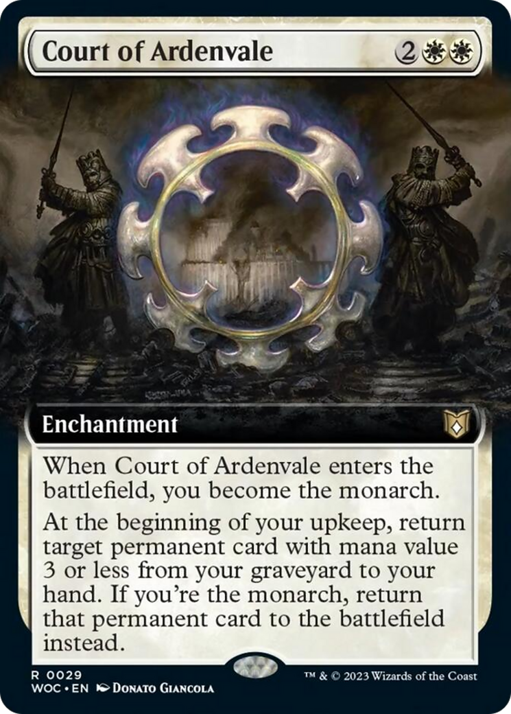 Court of Ardenvale (Extended Art) [Wilds of Eldraine Commander] - Evolution TCG