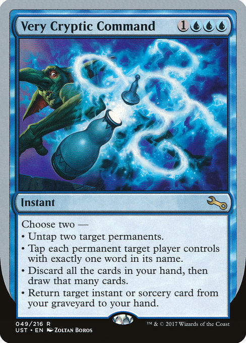 Very Cryptic Command [Unstable] - Evolution TCG