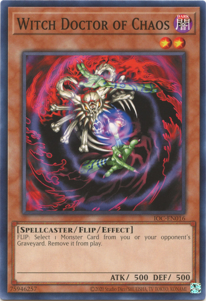 Witch Doctor of Chaos (25th Anniversary) [IOC-EN016] Common - Evolution TCG